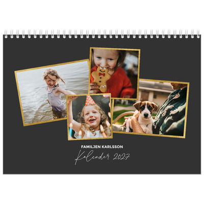 Fotokalender A3 Klassisk (30 x 40 cm) — Goda minnen [omslag]