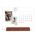 Skrivbordskalender med träställ - Liggande  — Scrapbook stil [Mars]