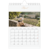 Fotokalender A5 Enkel — Elegant guld [April]