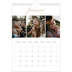 Fotokalender A4 Enkel (20 x 30 cm) — Fotolister [Januari]