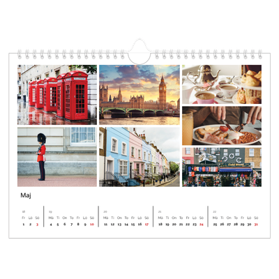 Fotokalender A4 Enkel — Bildgaller [omslag]