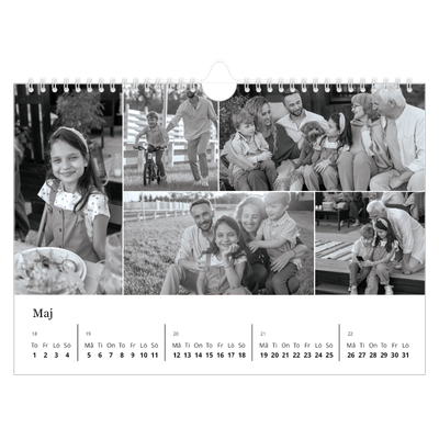 Fotokalender A4 Enkel — Bilder i fokus [omslag]