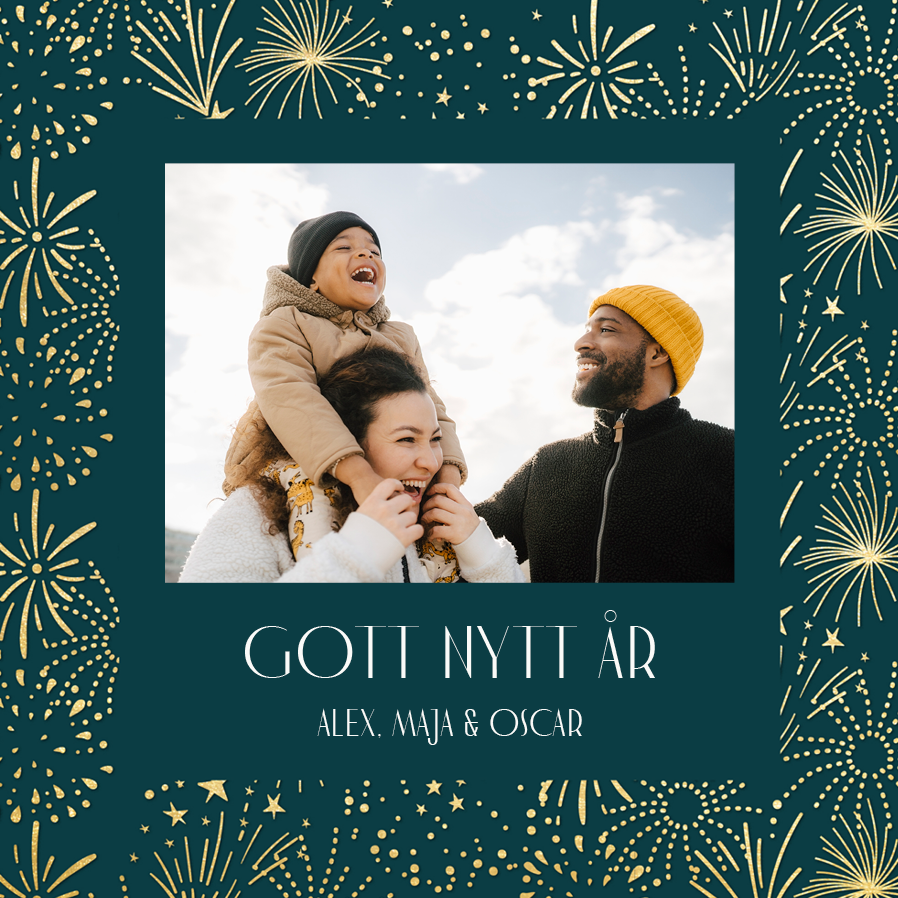 Fotokort — fyrverkerier