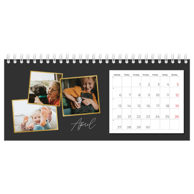 Skrivbordskalendrar — Goda minnen [April]
