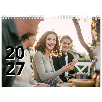 Fotokalender A3 Klassisk (30 x 40 cm) — Bokstäver och tal [omslag]