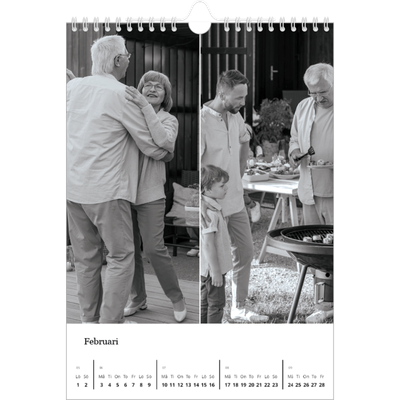 Fotokalender A5 Enkel — Bilder i fokus [Februari]