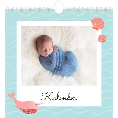 Årskalender kvadratisk — Söta djur [omslag]