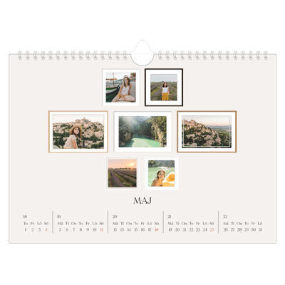 Fotokalender A4 Enkel — Bildvägg [omslag]