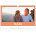 Fotokalender A3 Enkel — Retro ramar [Mars]