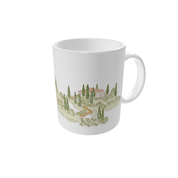 Fotomugg — Akvarelldestination