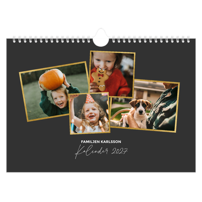 Fotokalender A4 Enkel — Goda minnen [omslag]
