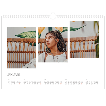 Fotokalender A3 Enkel — Resemosaiker