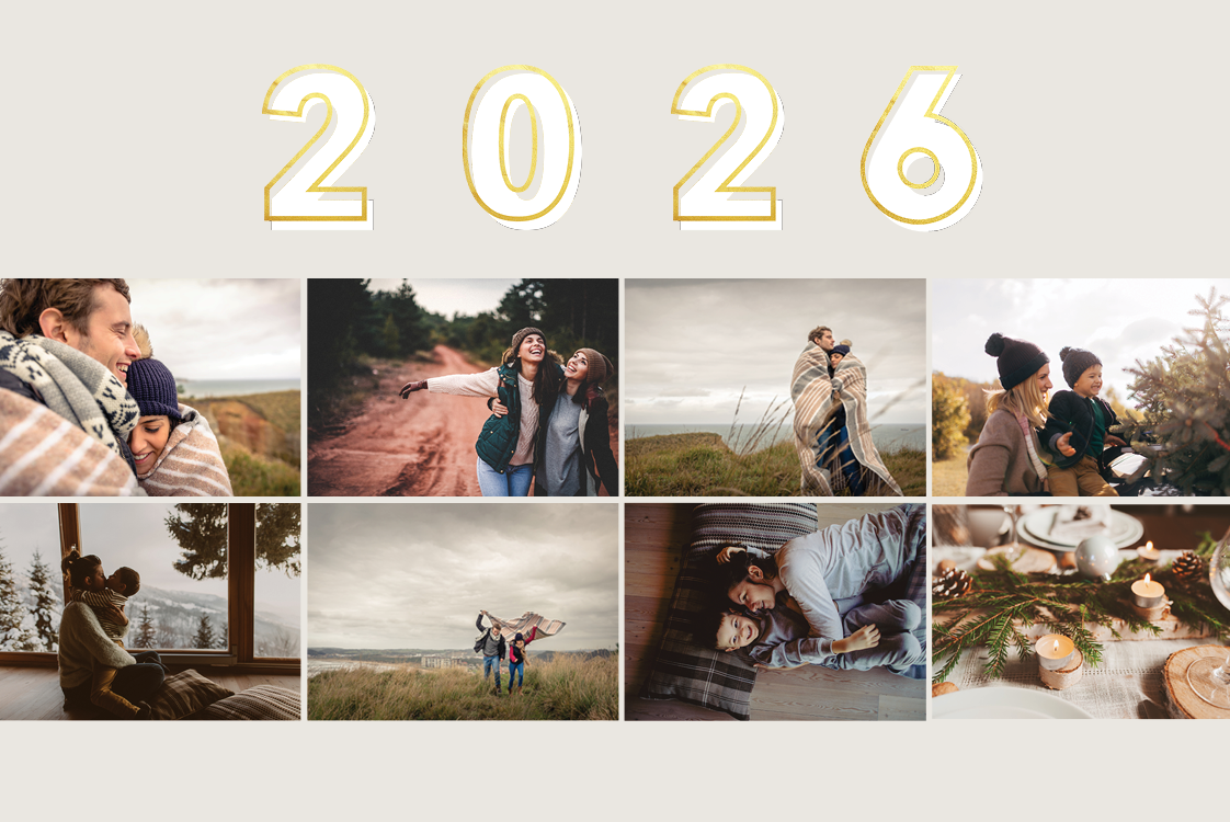 Fotokort — Stilren layout