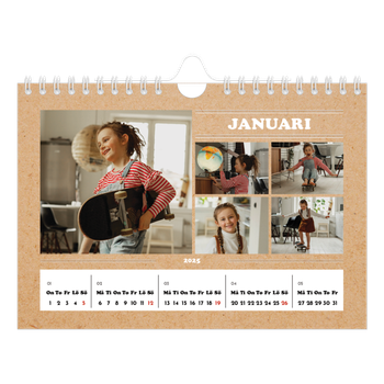 Fotokalender A5 Enkel — Magasinstil