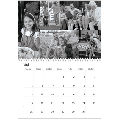 Fotokalender A3 Klassisk (30 x 40 cm) — Bilder i fokus [omslag]