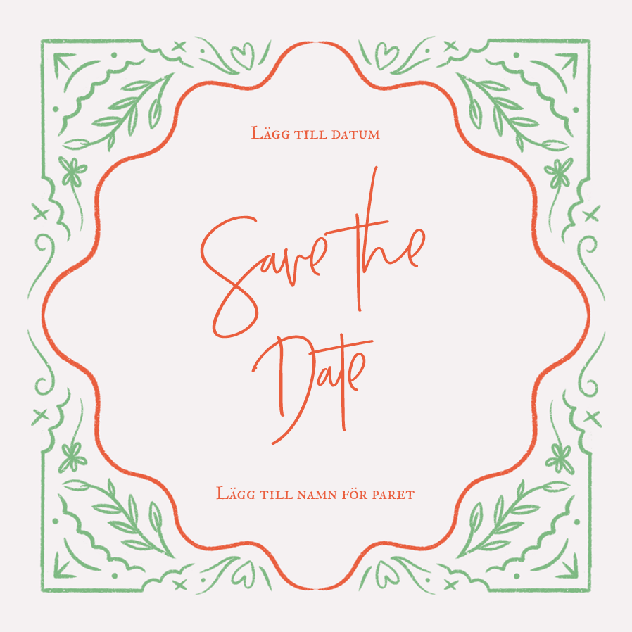 Save the date — Retro ramar