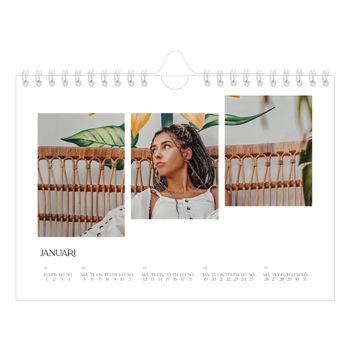 Fotokalender A5 Enkel — Resemosaiker