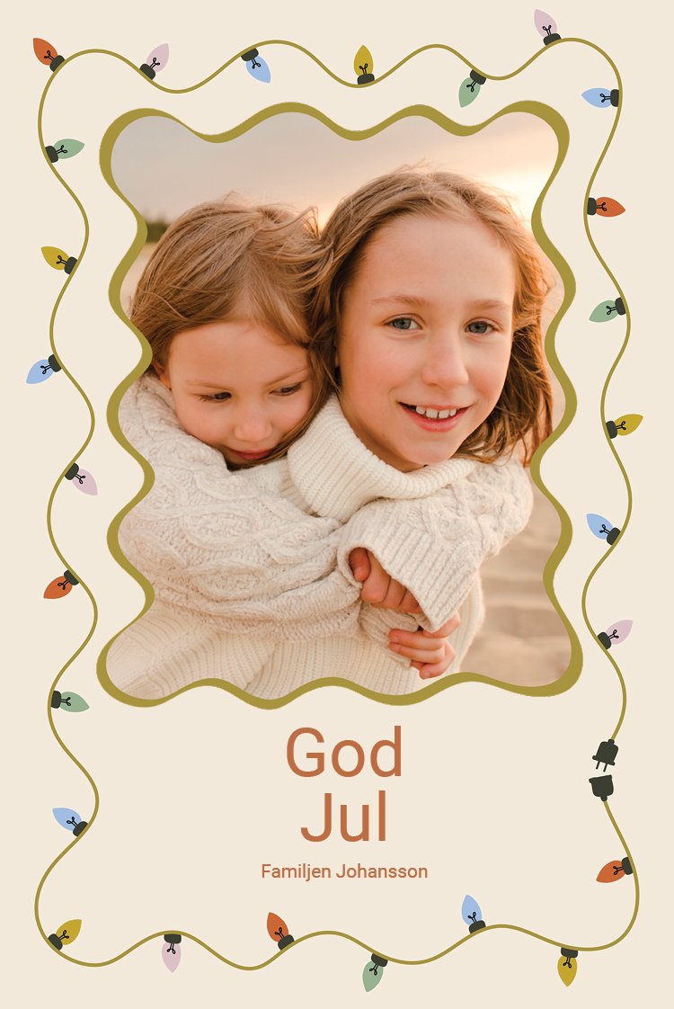 Fotokort — Festliga ljus