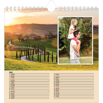 Årskalender kvadratisk — Fyra säsonger [omslag]