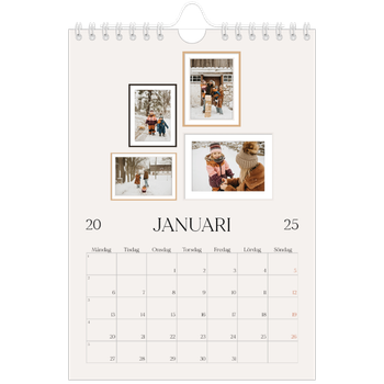 Fotokalender A5 Enkel — Bildvägg