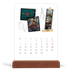 Skrivbordskalender med träställ - Stående — Scrapbook stil [April]