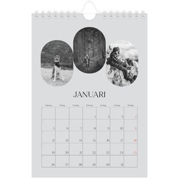 Fotokalender A5 Enkel — Den öppna vägen