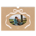 Fotokalender A4 Enkel — Kraft och rosett [omslag]