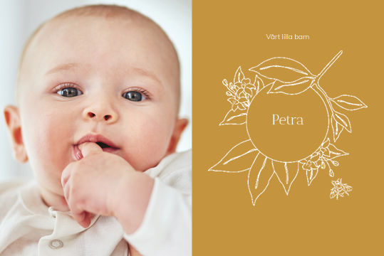 Inbjudningar — Skört blombarn