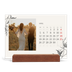 Skrivbordskalender med träställ - Liggande  — Bläck & murgröna [April]
