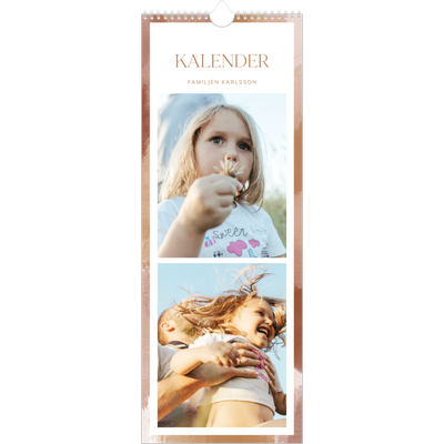 Fotokalender Smal  — Borsteffekt [omslag]