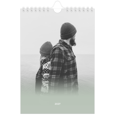 Fotokalender A5 Enkel — Grön dimma [omslag]