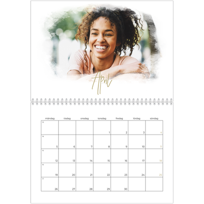 Fotokalender A3 Klassisk (30 x 40 cm) — Fotoeffekter [April]