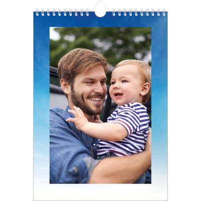 Fotokalender A4 Enkel (20 x 30 cm) — Moln [omslag]