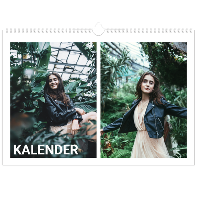Fotokalender A3 Enkel — Stor månad [omslag]