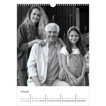 Fotokalender A3 Enkel — Bilder i fokus