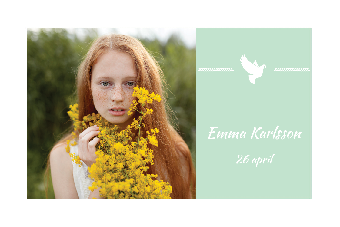 Inbjudningar — Liten duva