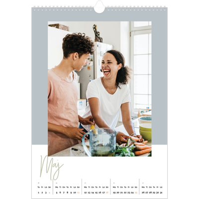 A3 Årskalender — Kalender i naturfärger [omslag]