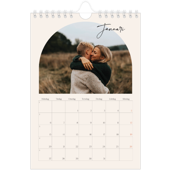 Fotokalender A5 Enkel — Minnen i valv