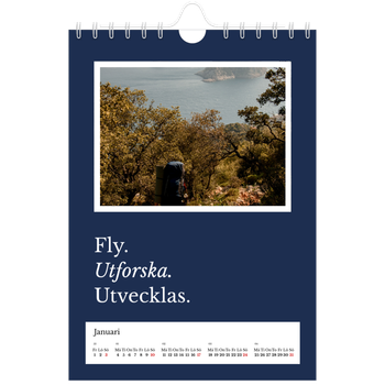 Fotokalender A5 Enkel — Redaktionell Jord