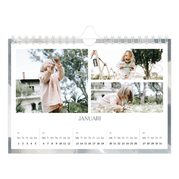 Fotokalender A5 Enkel — Borsteffekt