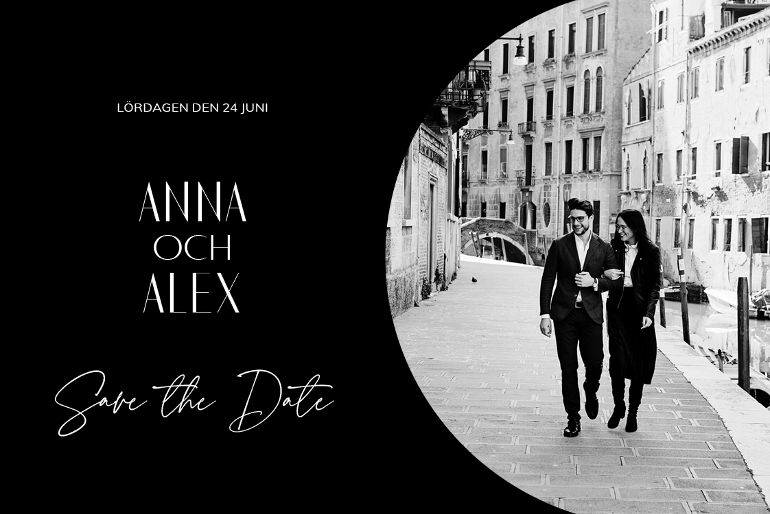 Save the date — Stilren båge