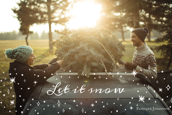 Fotokort — Låt det snöa