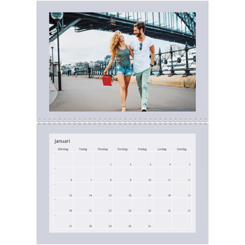 Fotokalender A3 Klassisk — Snygga färger