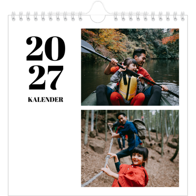 Årskalender kvadratisk — Serif och ögonblick [omslag]