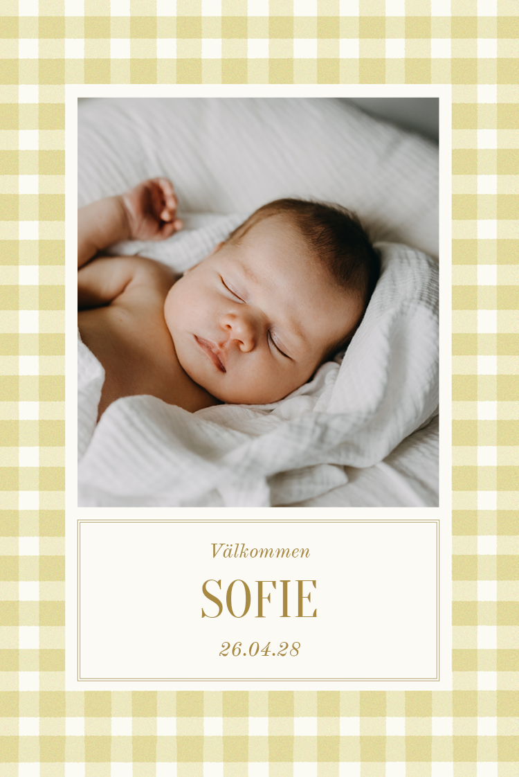 Inbjudningar — Rutig honung