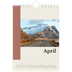 Fotokalender A5 Enkel — Världens sevärdheter [April]