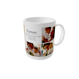 Fotomugg — Hälsning till mormor