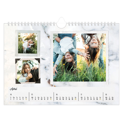 Fotokalender A4 Enkel — Bildsamling [April]