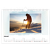 Fotokalender A4 Enkel — Akvareller i bakgrunden [Januari]