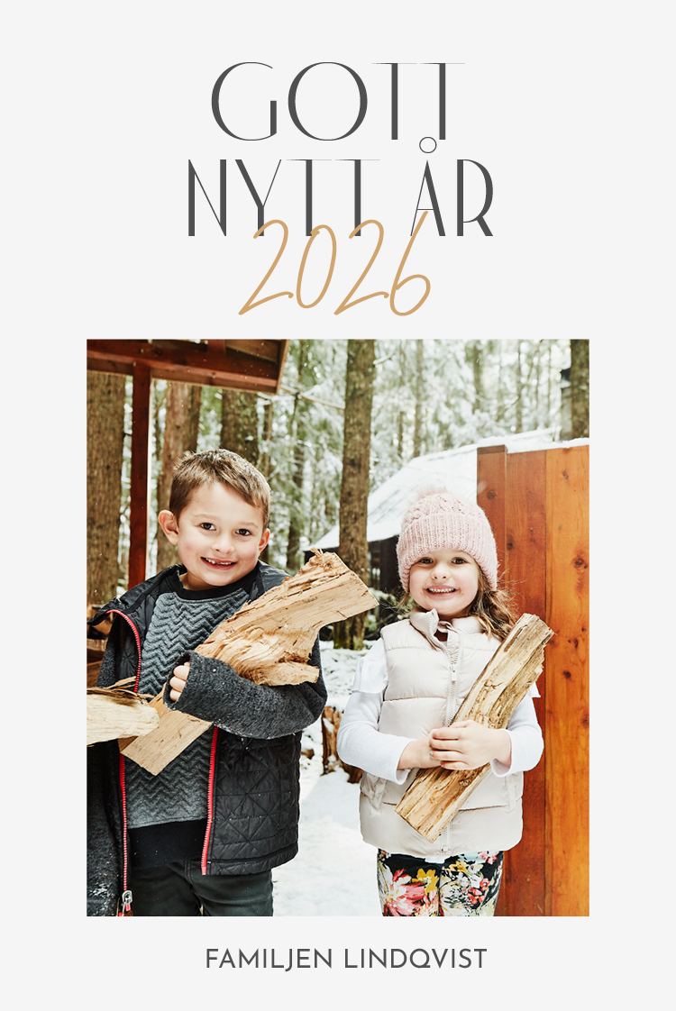 Fotokort — Flera typsnitt